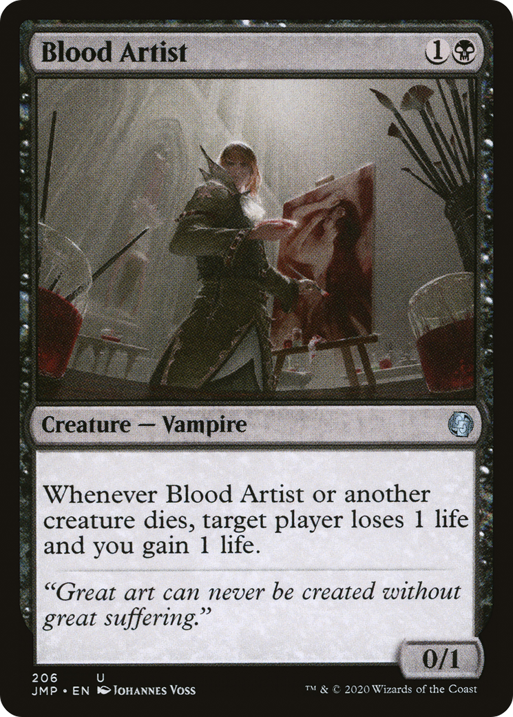 Blood Artist (JMP-206) - Démarrage rapide