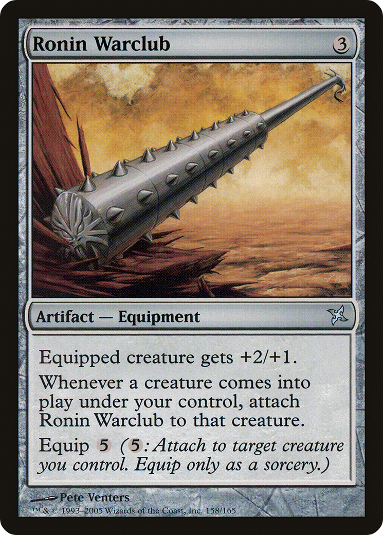 Ronin Warclub (BOK-158) - Betrayers of Kamigawa Foil