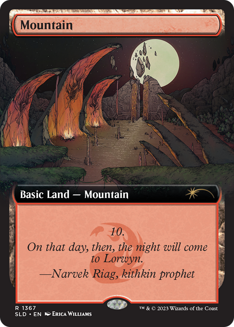 Mountain (1367) (SLD-1367) - Secret Lair Drop: (Extended Art)