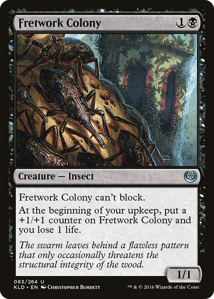 Colonie de fretwork (KLD-083) - Feuille de Kaladesh