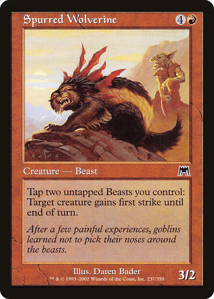 Wolverine éperonné (ONS-237) - Onslaught Foil 