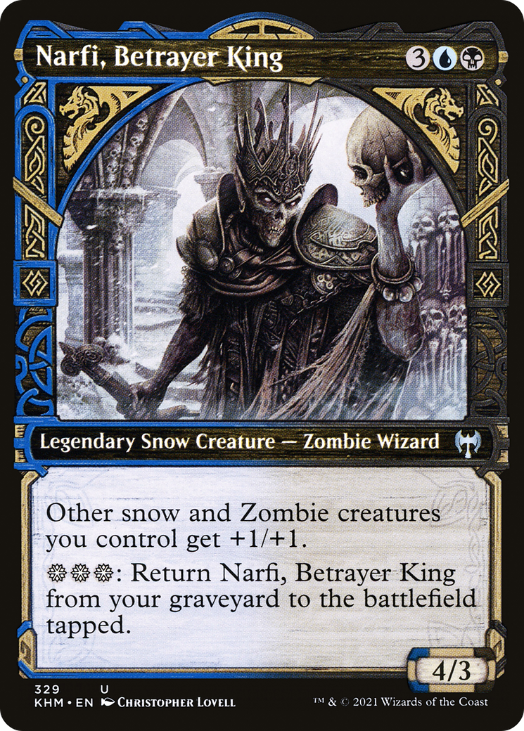 Narfi, roi traître (KHM-329) - Kaldheim : (Vitrine) Foil 