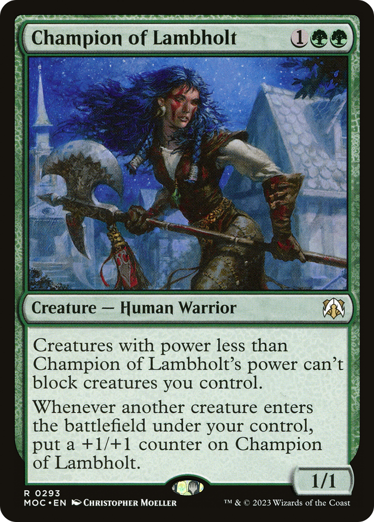 Champion of Lambholt (MOC-293) - March of the Machine Commander