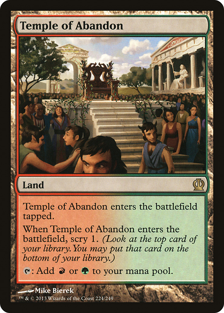 Temple de l'Abandon (THS-224) - Theros Foil 