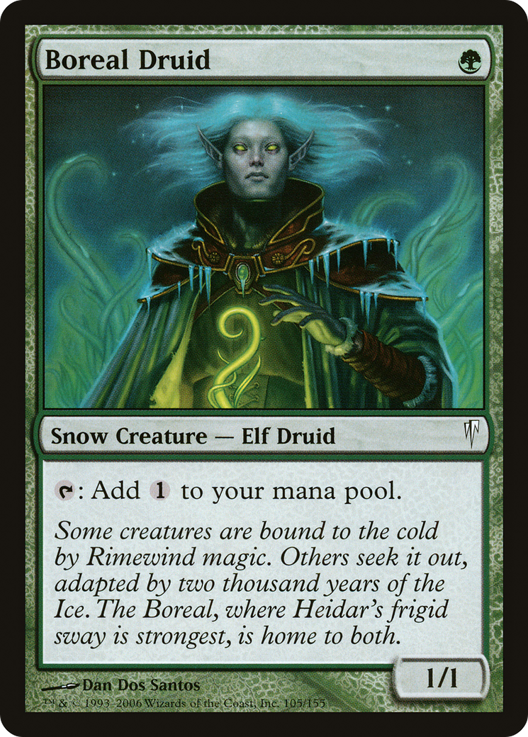 Druide boréal (CSP-105) - Feuille de Coldsnap 