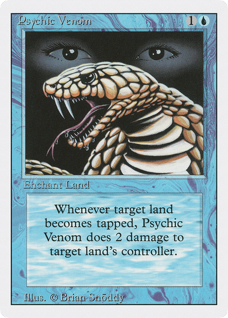 Psychic Venom (3ED-076) - Revised Edition