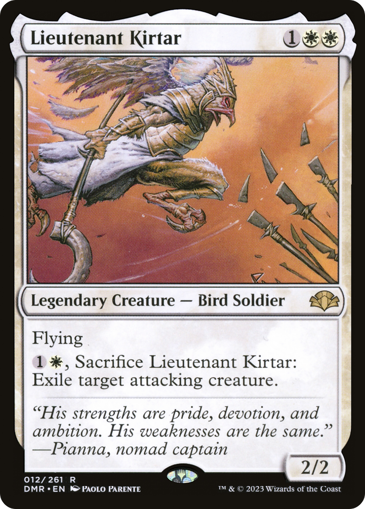 Lieutenant Kirtar (DMR-012) - Dominaria Remastered Foil