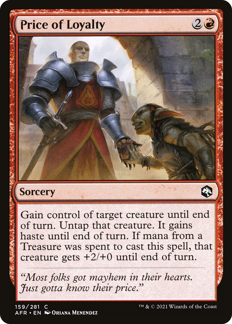 Price of Loyalty (AFR-159) - Adventures in the Forgotten Realms