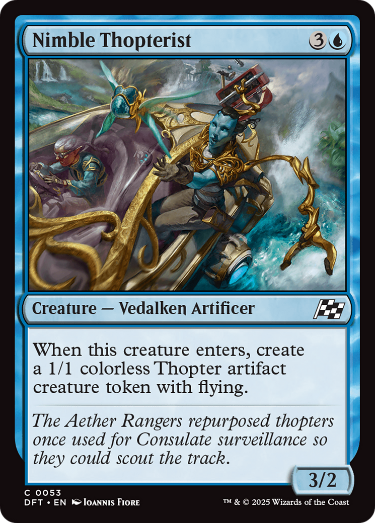 Thopteriste agile (DFT-053) - Feuille d'Aetherdrift 