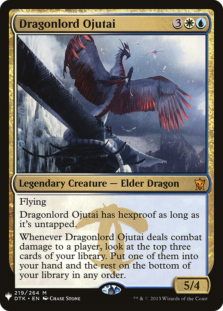 Dragonlord Ojutai (PLST-DTK-219) - The List