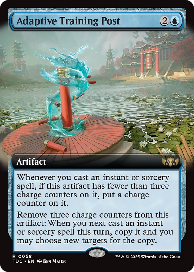 Poste de formation adaptative (Extended Art) (TDC-058) - Commandant : Tarkir : Dragonstorm