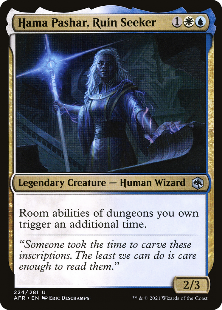 Hama Pashar, Ruin Seeker (AFR-224) - Adventures in the Forgotten Realms Foil