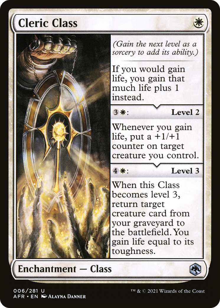 Cleric Class (AFR-006) - Adventures in the Forgotten Realms Foil