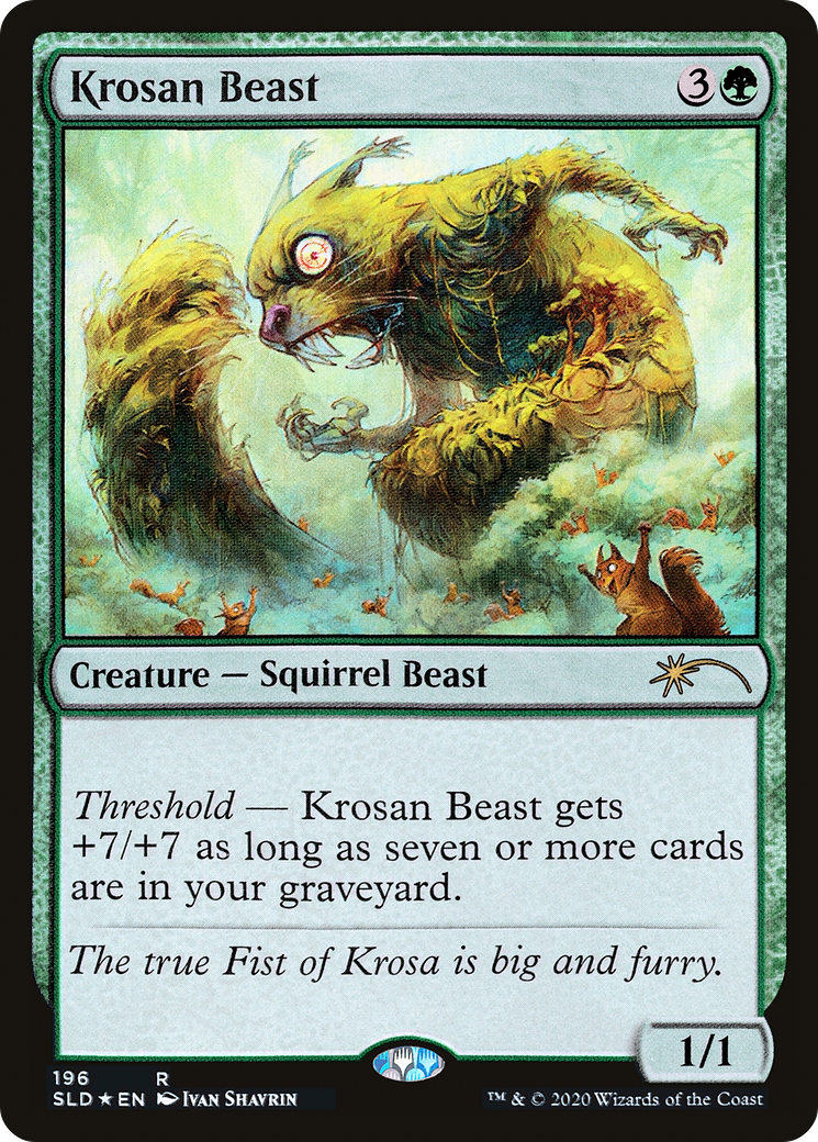 Krosan Beast (SLD-196) - Secret Lair Drop Foil