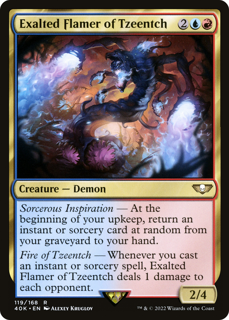Lanceur de Flammes Exalté de Tzeentch (40K-119) - Commandant Warhammer 40,000