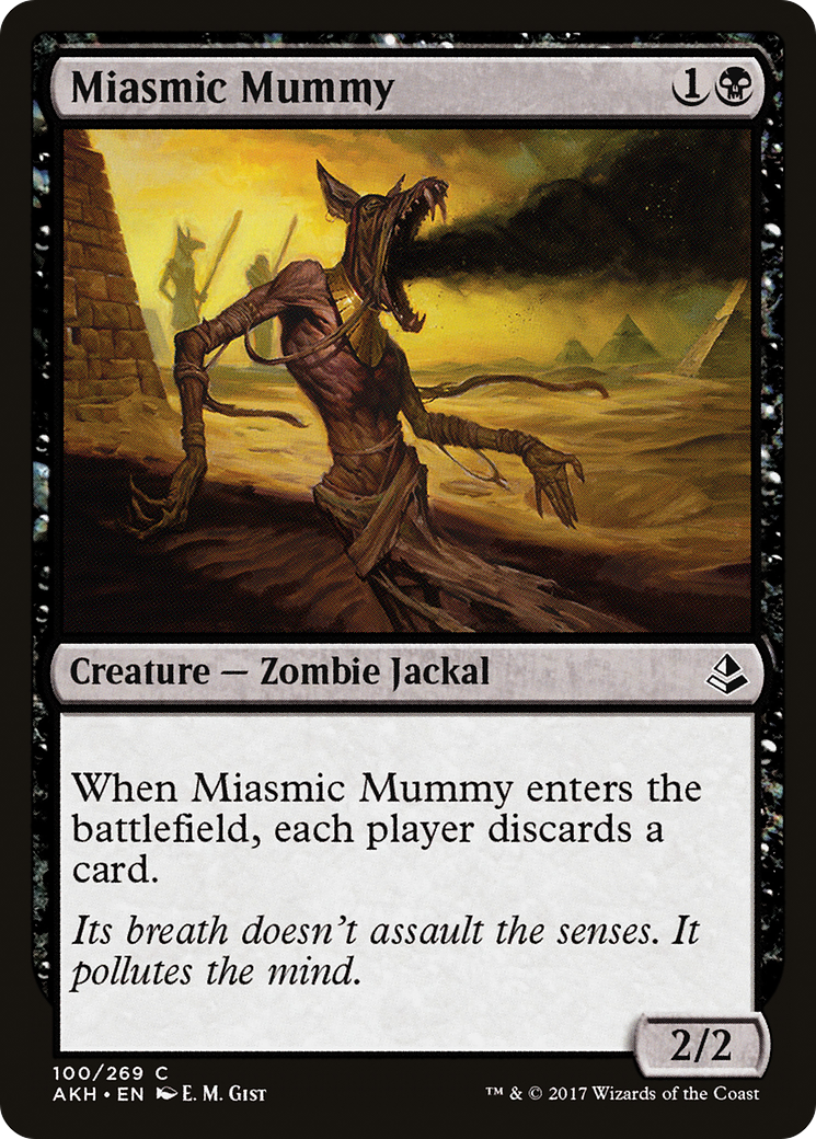 Momie miasmique (AKH-100) - Feuille d'Amonkhet 