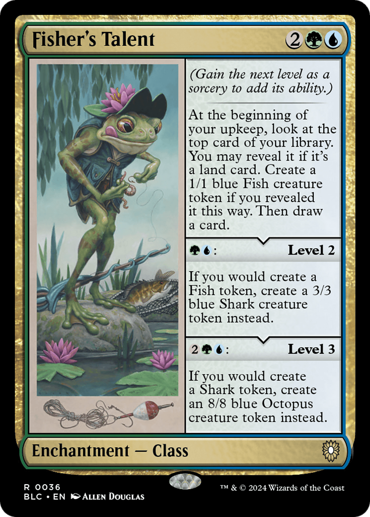 Fisher's Talent (BLC-036) - Bloomburrow Commander