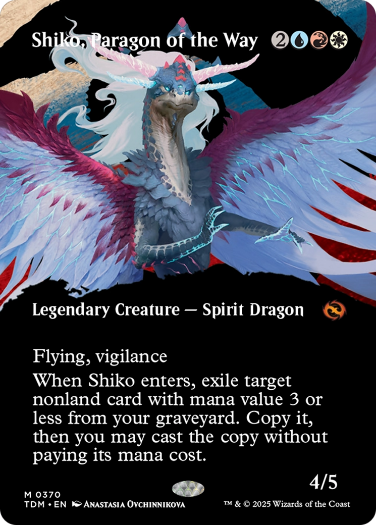 Shiko, Parangon de la Voie (Sans Frontières) (TDM-370) - Tarkir : La Tempête de Dragons 