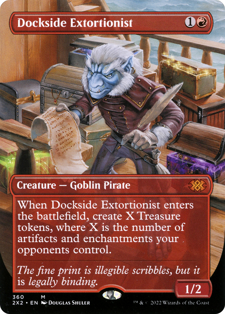 Dockside Extortionist (Borderless) (2X2-360) - Double Masters 2022 (Borderless)