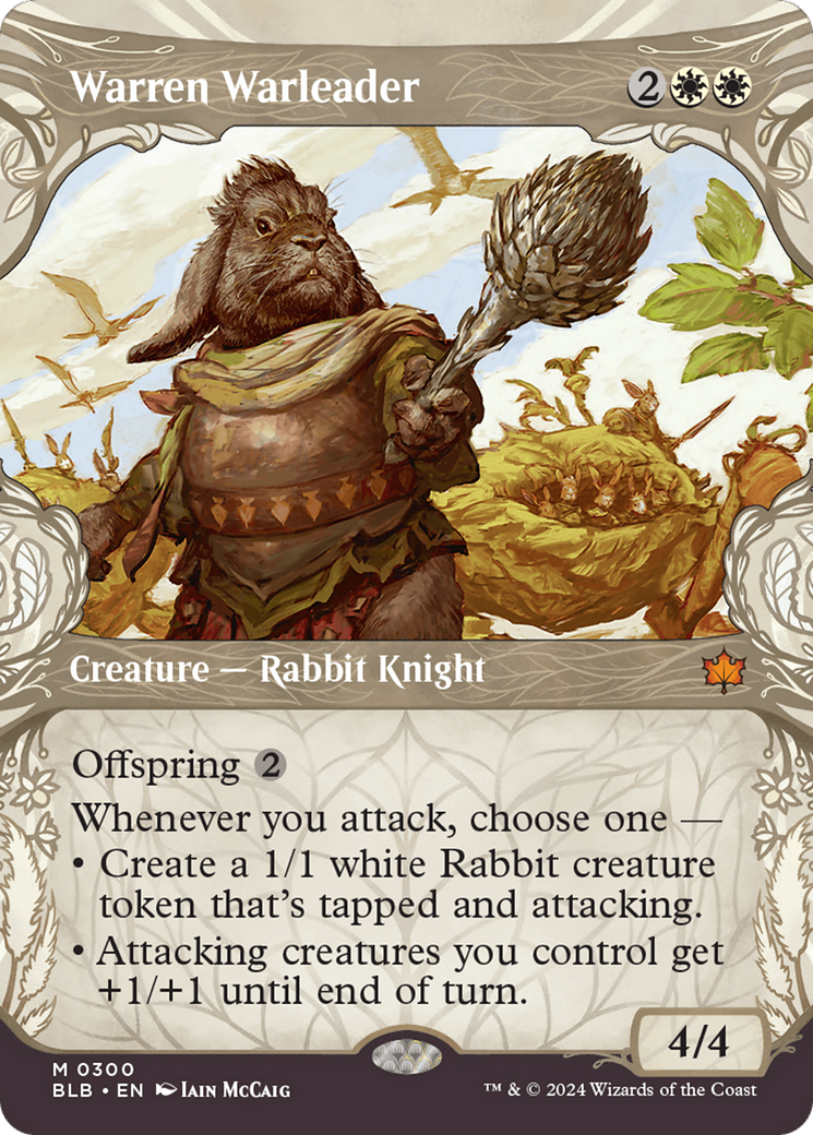 Warren Warleader (BLB-300) - Bloomburrow : (Vitrine) 
