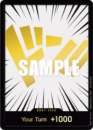 Carte DON!! (Or) - Cartes promotionnelles One Piece Foil 