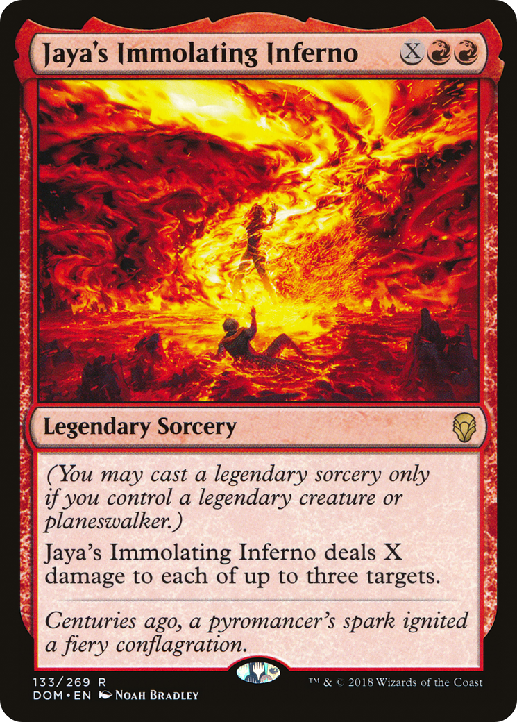 L'enfer immolant de Jaya (DOM-133) - Dominaria 