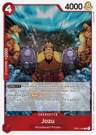Jozu (OP02-008) - Paramount War Foil 
