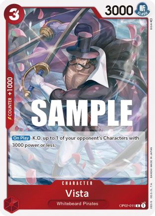 Vista (OP02-011) - Paramount War Foil 