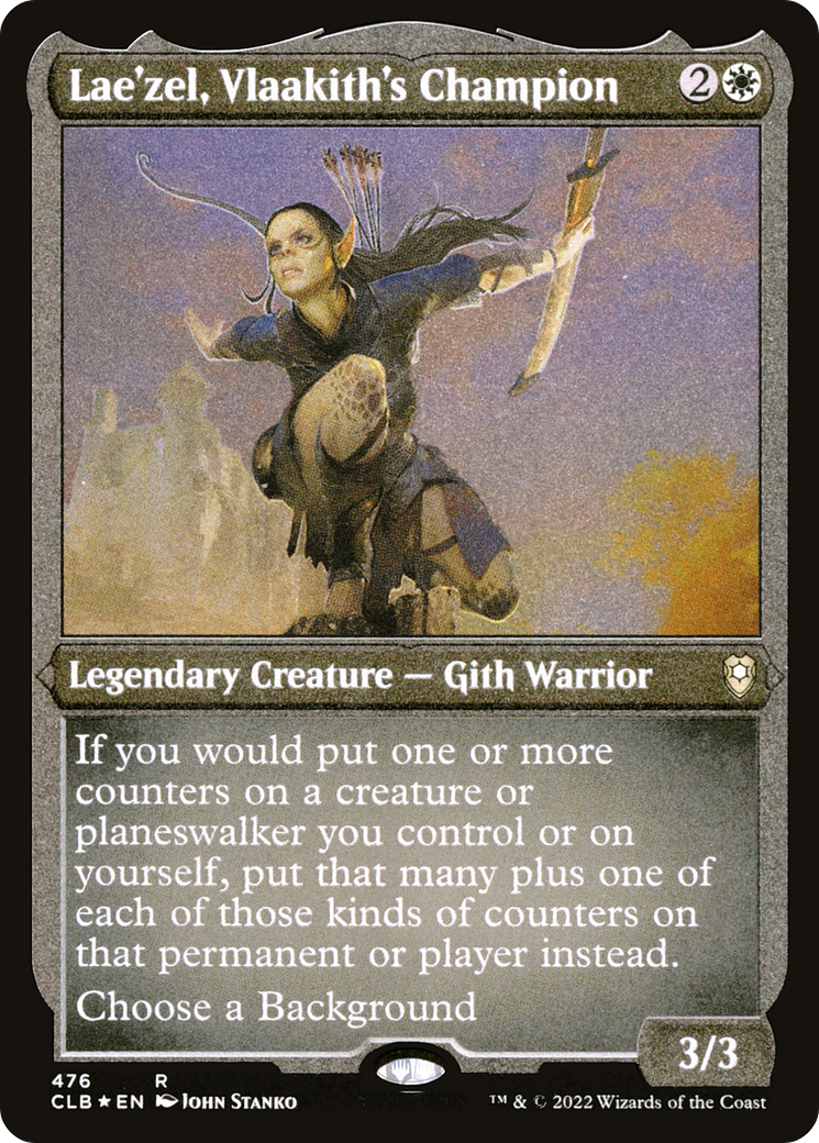 Lae'zel, championne de Vlaakith (CLB-476) - Commander Legends : La Bataille pour Baldur's Gate (feuille gravée) 