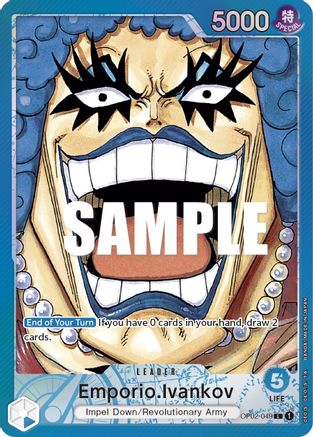 Emporio.Ivankov (049) (Art alternatif) (OP02-049) - Paramount War Foil 