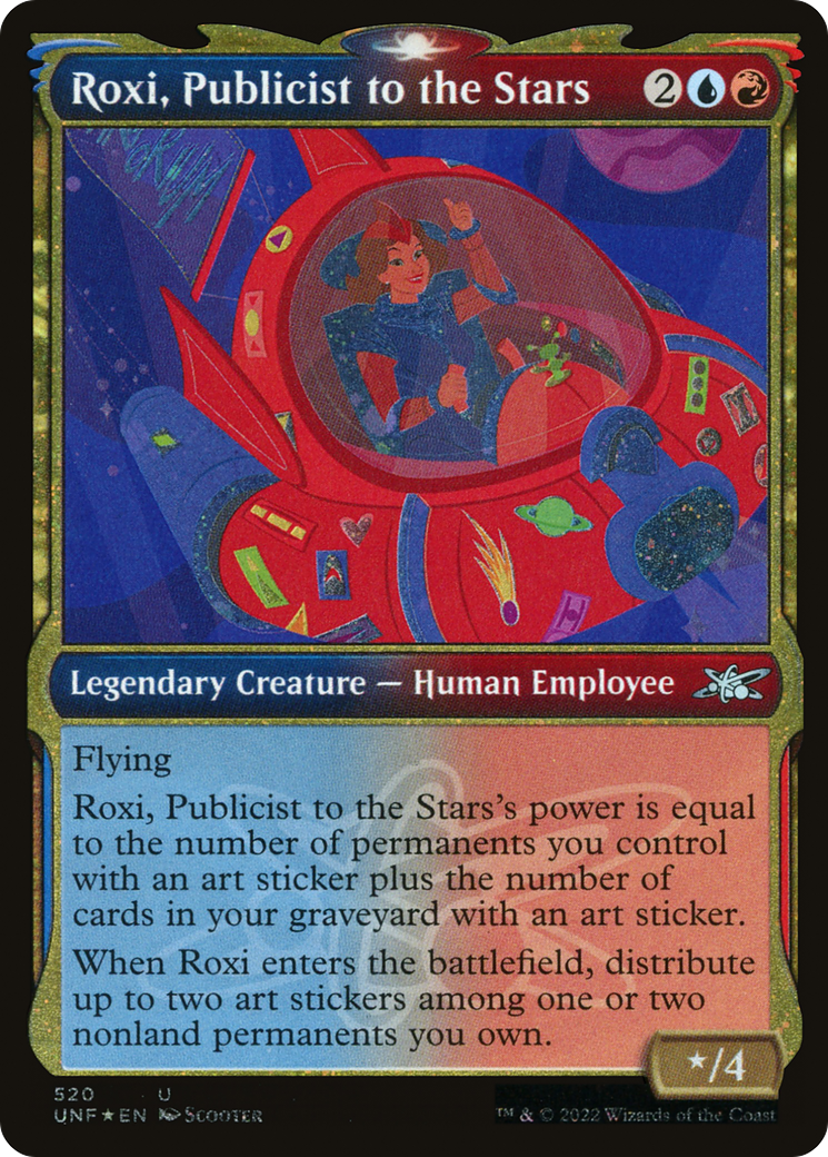 Roxi, Publiciste des Stars (UNF-520) - Unfinity : (Vitrine) Feuille