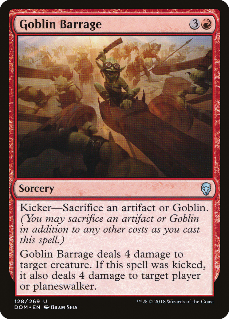 Barrage gobelin (DOM-128) - Dominaria Foil 