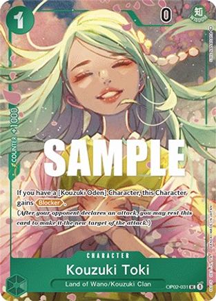 Kouzuki Toki (Boîte de présentation) (OP02-031) - Paramount War Foil 