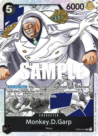 Monkey.D.Garp (ST06-012) - Deck de démarrage 6 : Absolute Justice Foil 