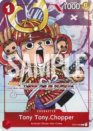 Tony Tony.Chopper - ST01-006 (Art alternatif) (ST01-006) - Cartes promotionnelles One Piece Foil 