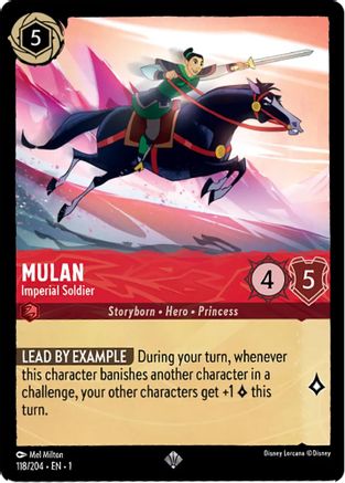 Mulan - Soldat impérial (118/204) - Le premier chapitre Cold Foil 