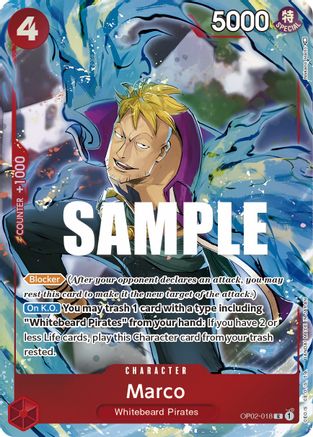 Marco (Art alternatif) (OP02-018) - Paramount War Foil 