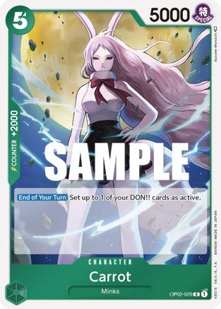 Carotte (OP02-029) - Paramount War Foil 