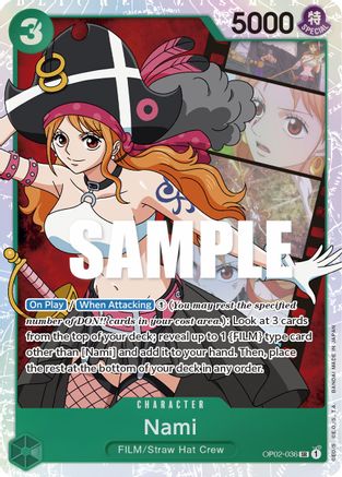 Nami (OP02-036) - Paramount War Foil 