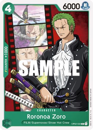 Roronoa Zoro (OP02-043) - Guerre Paramount 