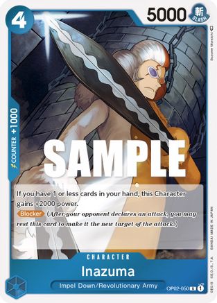 Inazuma (OP02-050) - Paramount War Foil 
