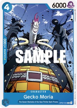 Gecko Moria (OP02-054) - Guerre Paramount 