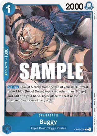 Buggy (OP02-058) - Paramount War Foil 
