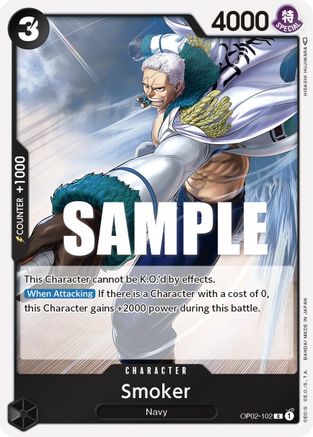 Fumeur (102) (OP02-102) - Paramount War Foil 