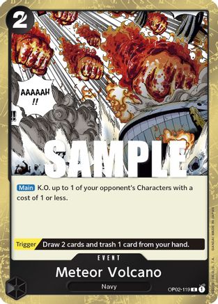 Volcan Météore (OP02-119) - Paramount War Foil 