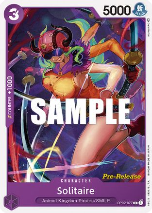 Solitaire (OP02-077) - Cartes de pré-version Paramount War 