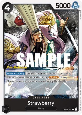 Fraise (OP02-101) - Cartes de pré-lancement Paramount War 