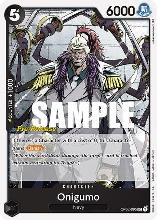 Onigumo (OP02-095) - Cartes de pré-lancement Paramount War 