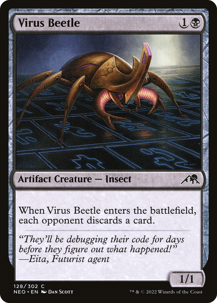 Virus Beetle (NEO-128) - Kamigawa : Dynastie Néon 