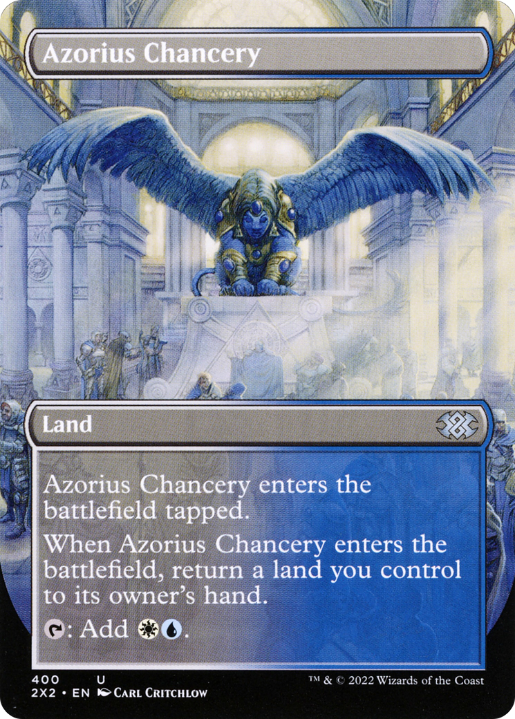 Azorius Chancery (2X2-400) - Double Masters 2022 (sans bordure) Fleuret 